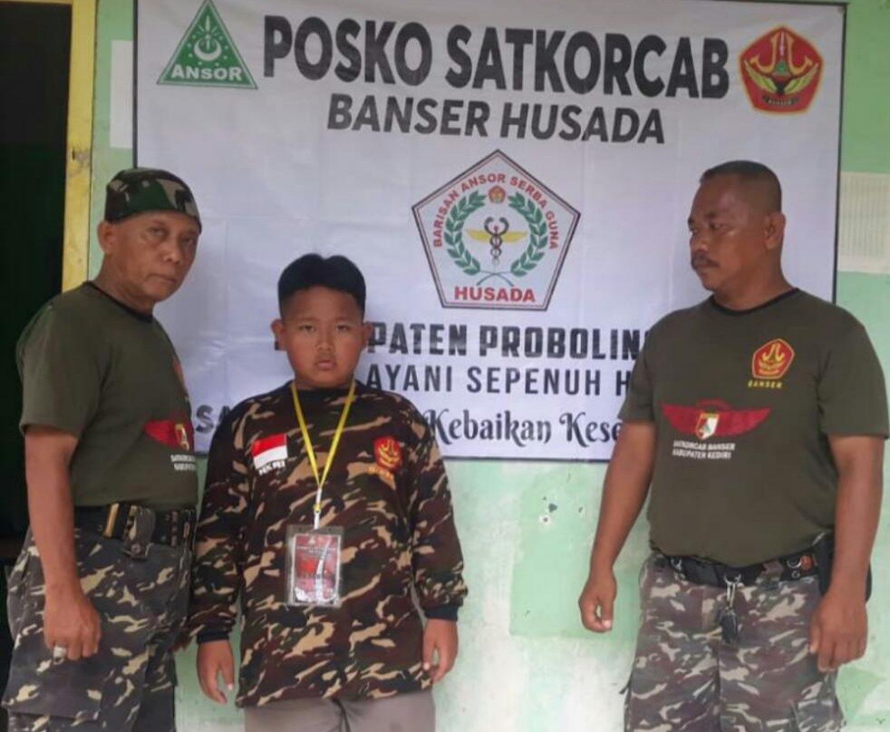 Ikuti Jejak Ayah, Bocah 11 Tahun di Probolinggo Ikuti Diklatsar Banser 
