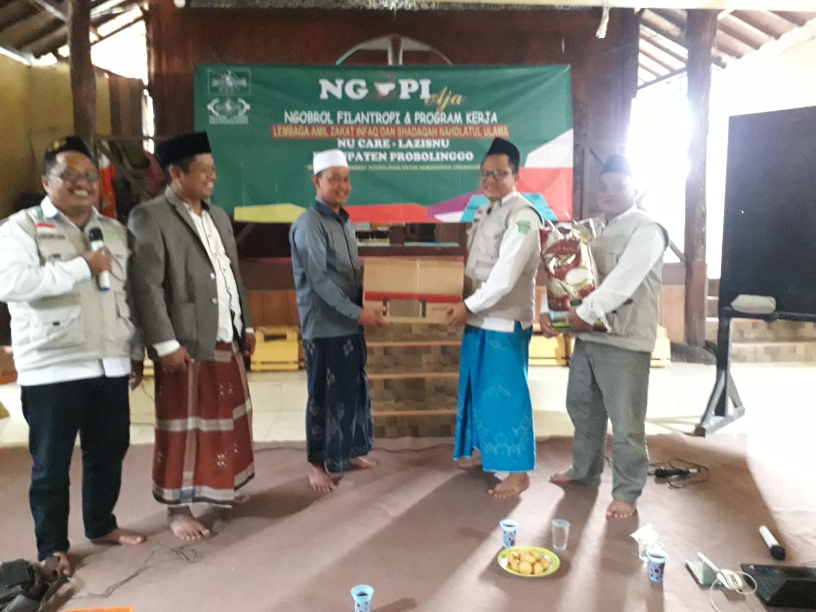 Sambut 2022, Lazisnu Probolinggo Ngopi Aja di Kampung Quran Bromo
