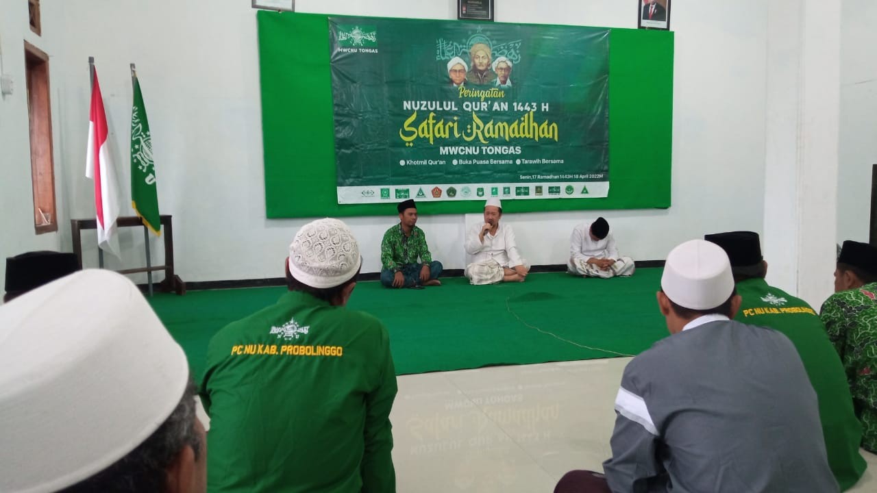 Peringati Nuzulul Quran, MWC NU Tongas gelar Khotmil Quran