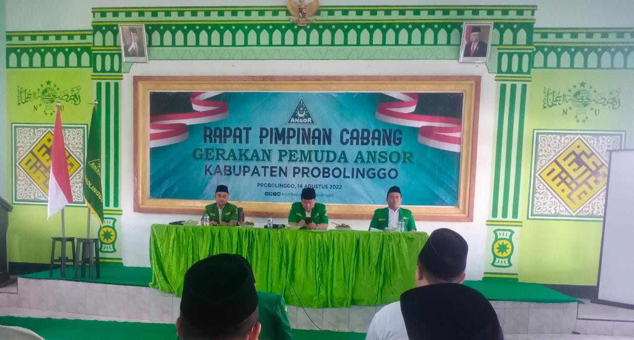 Jaga Soliditas Jelang Konfercab, Ansor Kabupaten Probolinggo Gelar Rapimcab