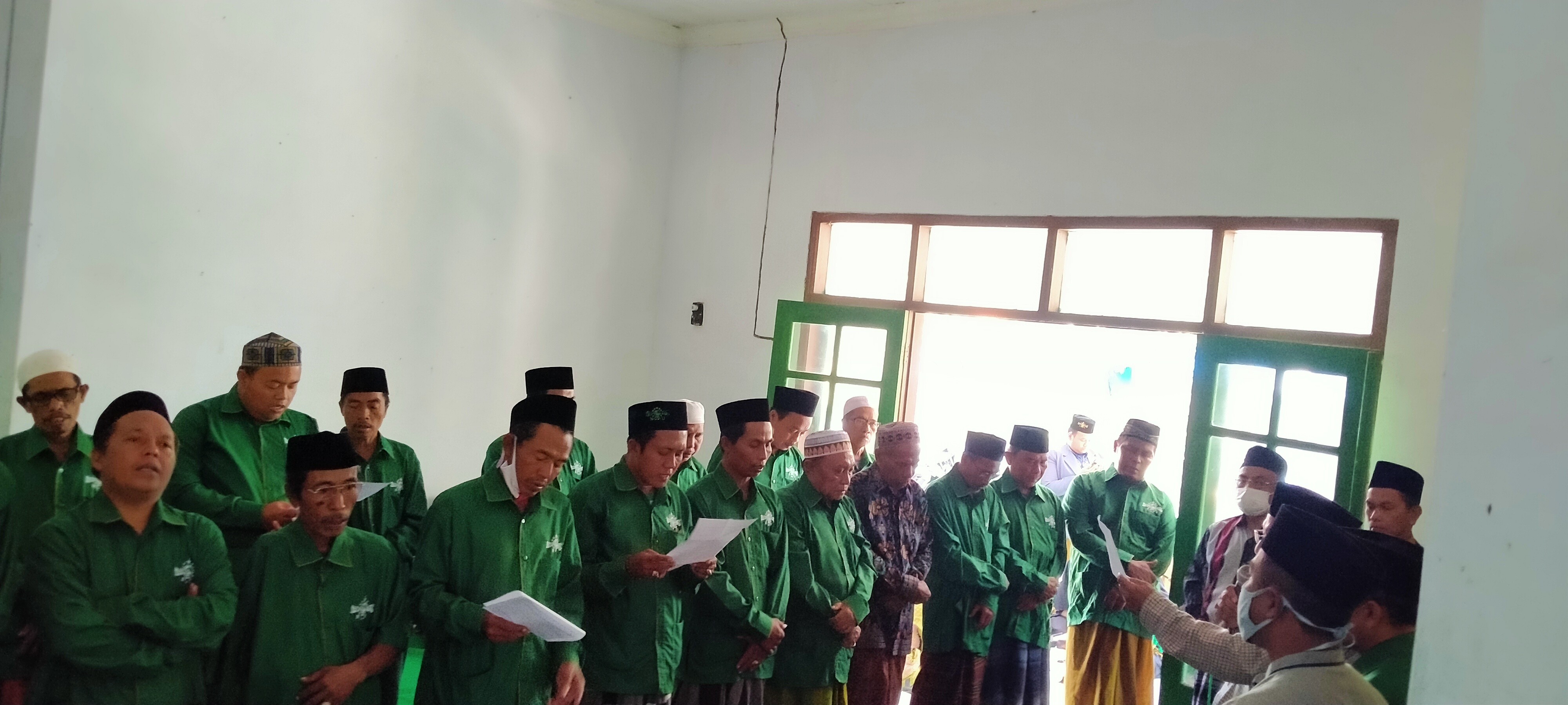 Pelantikan Ranting NU Se Tegalsiwalan, Ketua PCNU Ajak Jadikan NU Sebagai Istri