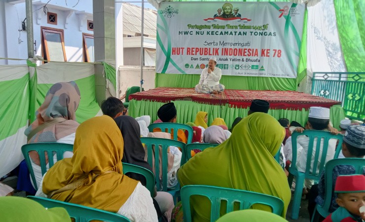 Doa untuk Bangsa, Jadi Pembuka Perayaan HUT RI ke-78 MWCNU Tongas