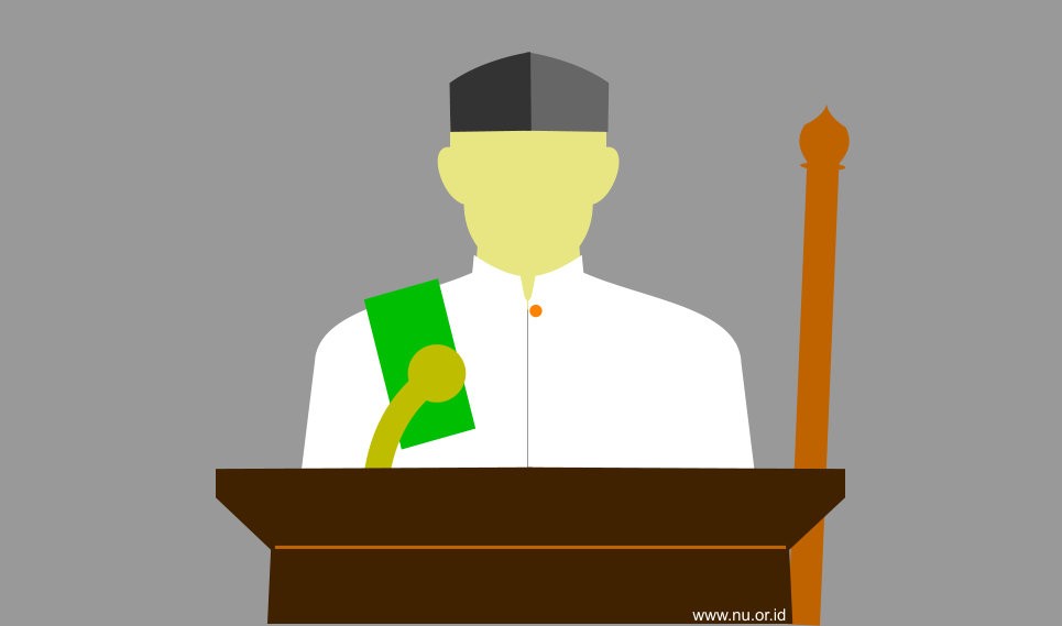 Hukum khotib tidak duduk diantara dua khutbah